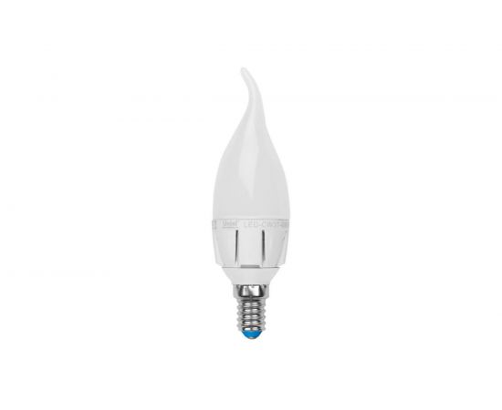 Светодиодная диммируемая лампа Uniel LED-CW37-6W/NW/E14/FR/DIM PLP01WH UL-00000727 
