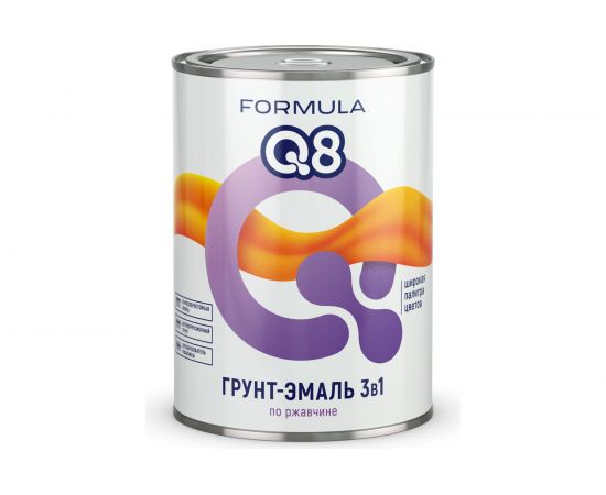 Грунт-эмаль по ржавчине ПРЕСТИЖ FORMULA Q8 синий, 0.9 кг 52039 