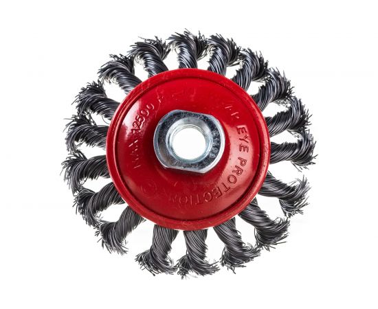 Корщетка-колесо для УШМ (100 мм; М14) FIT IT 39114 