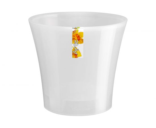 Горшок SANTINO АРТЕ 1.2 л, 13.5х12.5 см, прозрачный/прозрачный 049092 