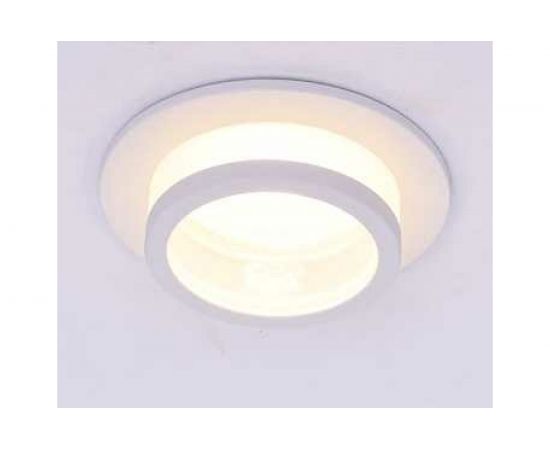 Встраиваемый алюминиевый светильник ЭРА KL89 WH MR16/GU5.3 белый Б0054356 