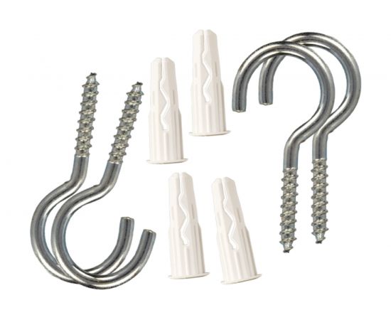 Крюк-шуруп ЕВРОПАРТНЕР Zn d4,2хL50 в компл. c дюбелем MULTI 6x25 6шт. MP 301 17 