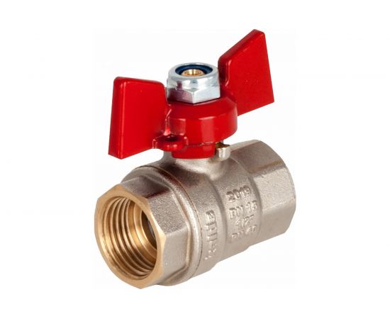 Шаровой кран KALDE полнопроходной, 1 вн/вн, ручка бабочка 0KV4818 