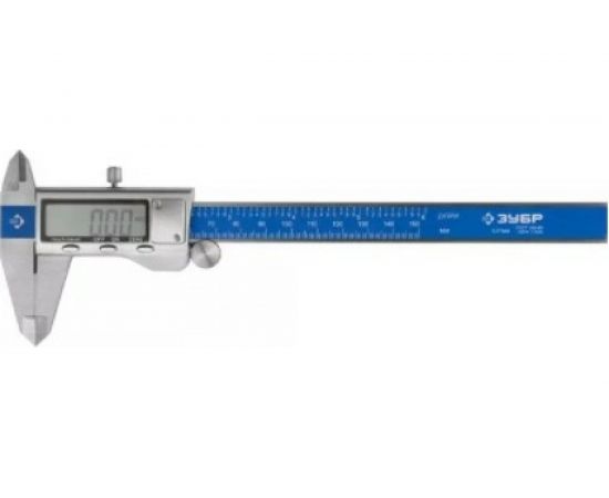Электронный штангенциркуль, нержавеющая сталь, ЗУБР ШЦЦ-I-100-0,01 100мм 34463-100 