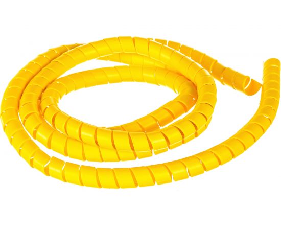 Защитная пластиковая спираль Урдюга d16мм желтая пакет 2м URСП16Ж02 