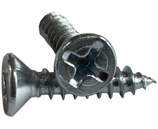 Саморез ZAMETAL 4,2х32 с потайн. гол., крест шлиц, DIN 7982 оц., 500 шт ZA101944 