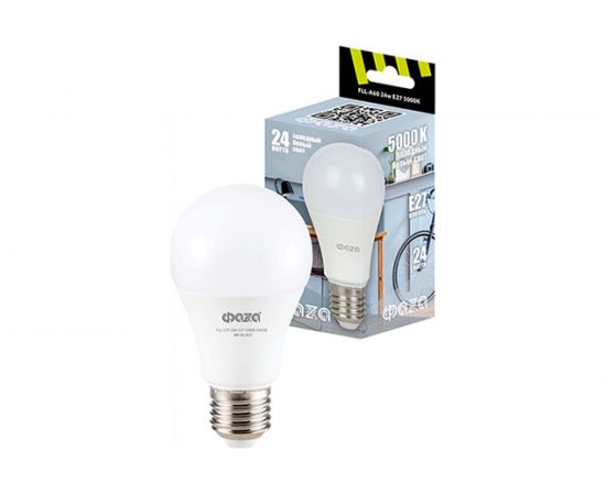 Лампа ФАZА FLL- A60 24w E27 5000K 230/50 5038479 