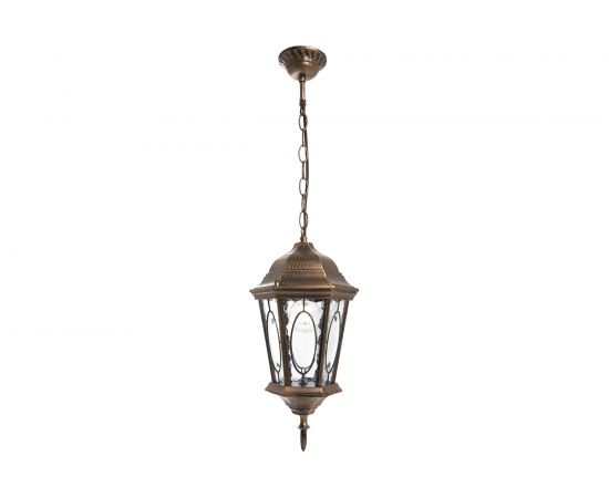 Светильник FERON НСУ-60w цепь, Е27, IP44, черное золото 11331 