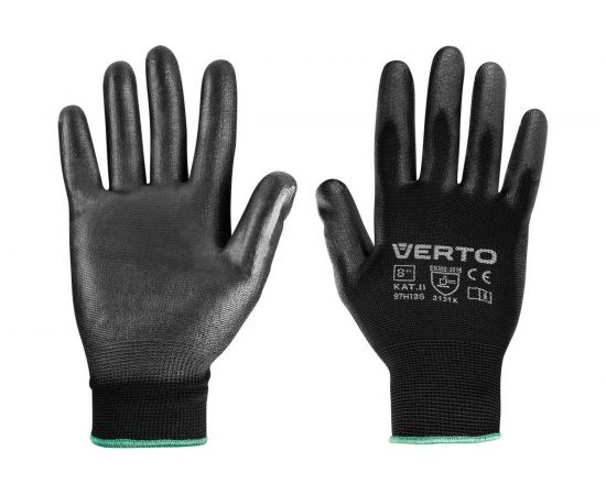 Садовые перчатки VERTO с ПУ-покрытием, размер 8 97H136 