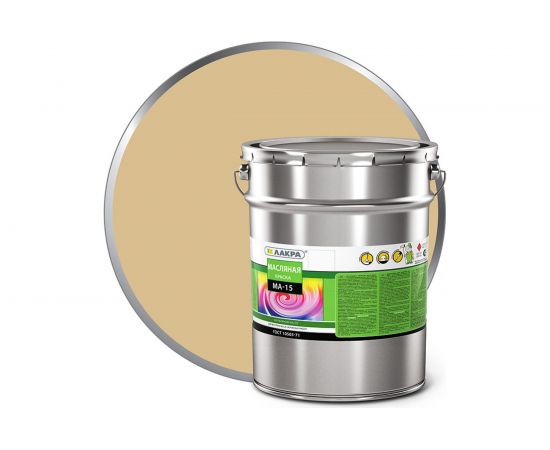 Краска Лакра МА-15 бежевая, 25 кг 90001968175 