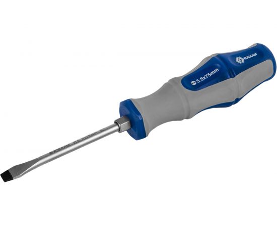 Отвертка ударная Ultra Grip SL 5.5 x 75 мм S2 КОБАЛЬТ 646-539 