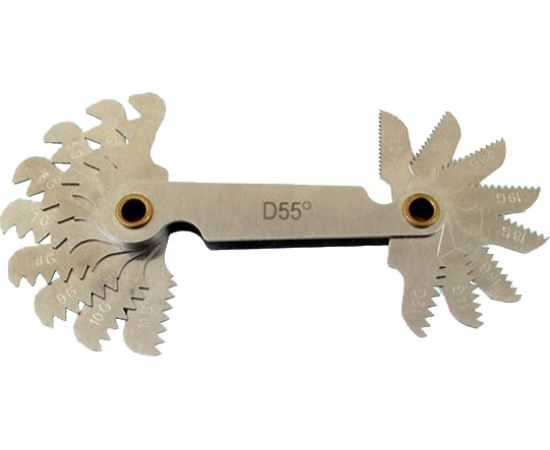 Набор резьбовых шаблонов CNIC №2 D55 гр для дюймовой резьбы из 17шт. 4-28 38504 