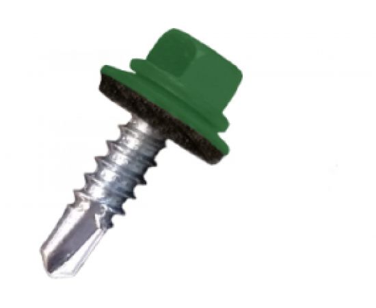 Саморез по металлу Daxmer св. №2 4,8х19 RAL 6002 10451 