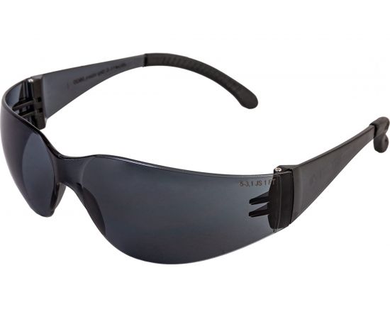 Защитные очки открытого типа Jeta Safety дымчатые линзы из поликарбоната JSG411-S 