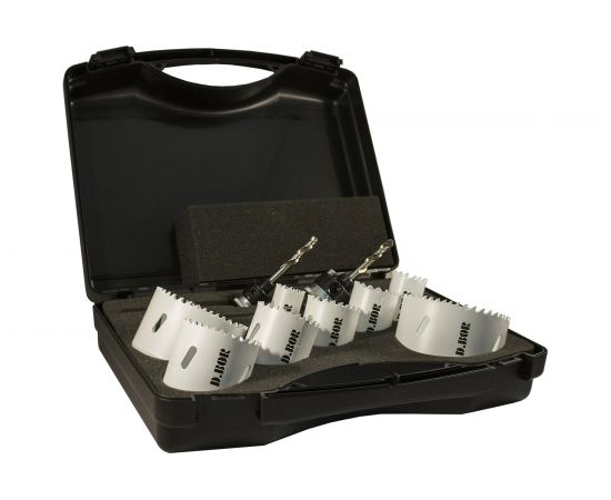 Набор биметаллических коронок (10 пр, 22-76 мм, М3) для электрика D.BOR 19H-4010624D 