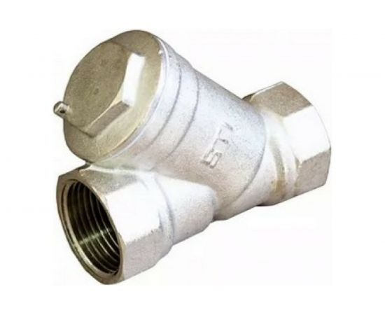 Сетчатый латунный фильтр STI Y-образный Ду25 Ру20 муфтовый, уплотнение фторопласт 26072144188 
