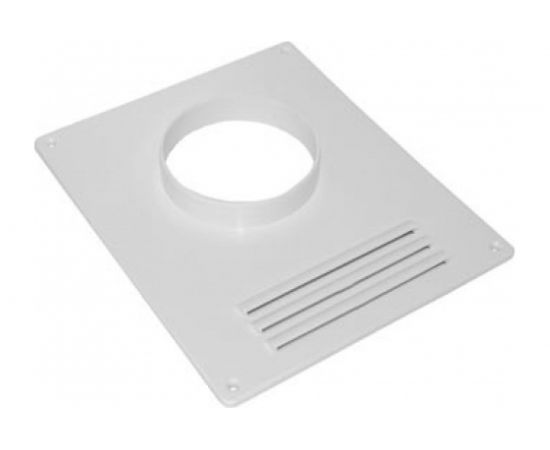 Площадка торцевая пластиковая с фланцем и решеткой (205x240 мм; 125 мм) ВИЕНТО 125ПР 