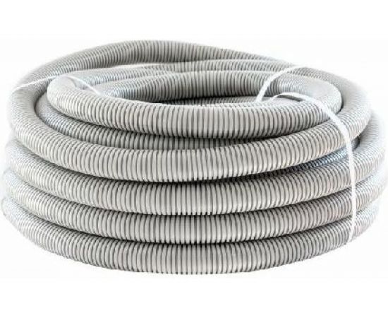 Гофрированная труба Экопласт ПНД тяжелая, с зондом, диаметр 32 мм, цвет серый 21132HF-GR 