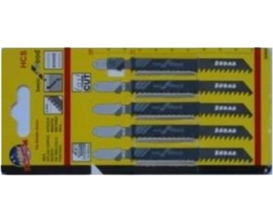 Пилки Т-227 D (5 шт; 3.0 мм; HSS; EU-хвостовик) для лобзика SKRAB 20892 