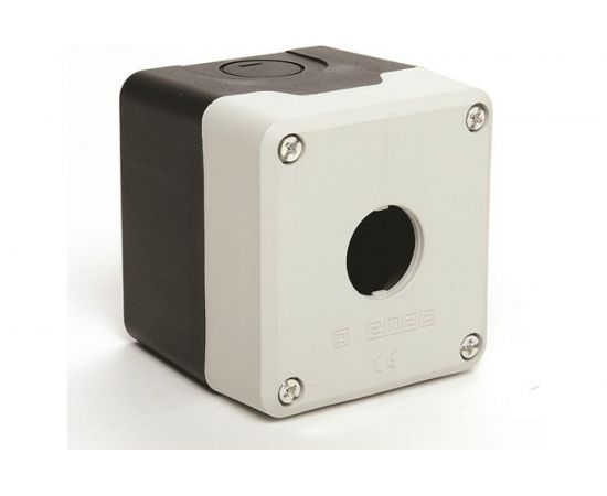 Корпус Emas Пост 1-кнопочный PY пустой, пластик. PY1BOS 