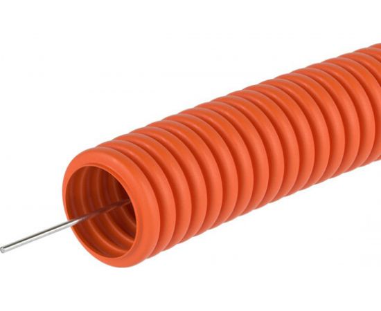 Труба ПНД с протяжкой 20мм 100м оранжевая DKC 71920 – изображение 2