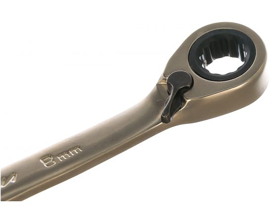 Комбинированный трещоточный ключ с переключателем 8 мм Дело Техники ДТ 200/5 515208 – изображение 2