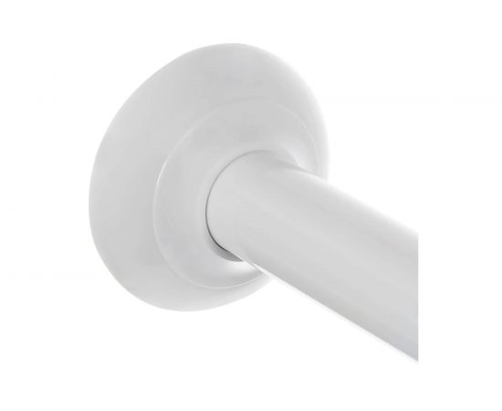 Карниз для ванной комнаты Vidage полукруглый, 80х80/90х90 см, цвет белый 1305014 – изображение 2