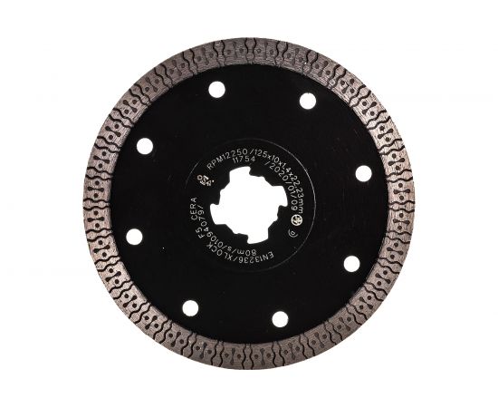 Диск алмазный по керамограниту OSBORN F5 Ceraspeed (125x1.2 мм; X-Lock) DRONCO 4925514102 – изображение 2