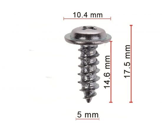 Клипса 50 шт AVERS 9016750063-50 – изображение 2