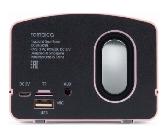 Портативная акустика Rombica MySound Soul - Rose BT-S098 – изображение 3