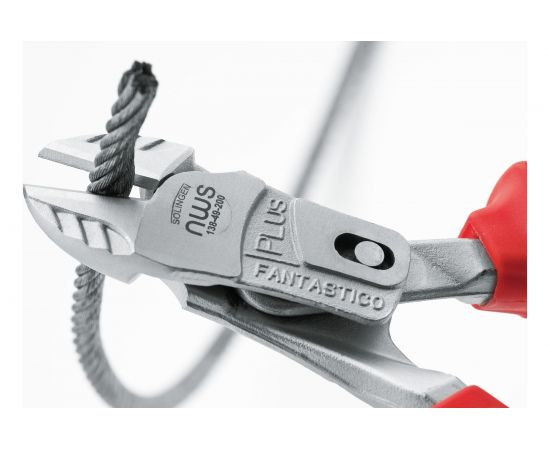 Бокорезы диэлектрические NWS силовые, с рычажным механизмом, трехкомпонентные ручки, FantasticoPlus, 200 мм 138-49-VDE-200 – изображение 3