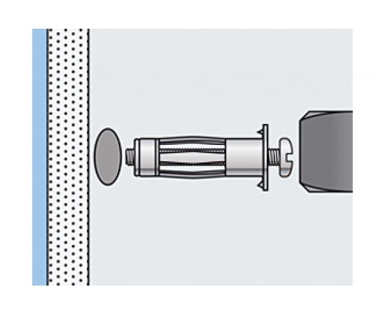 Складной металлический пустотный дюбель Fischer HM 6X37 S 50 шт 519777 – изображение 3