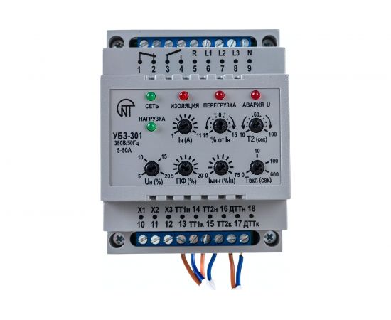 Универсальный блок защиты Новатек-Электро УБЗ-301 5-50А 3425605301 – изображение 3