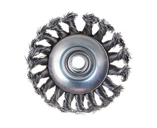 Корщетка-колесо для УШМ (100 мм; М14) FIT IT 39114 – изображение 3