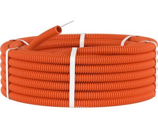 Труба ПНД с протяжкой 20мм 100м оранжевая DKC 71920 – изображение 3