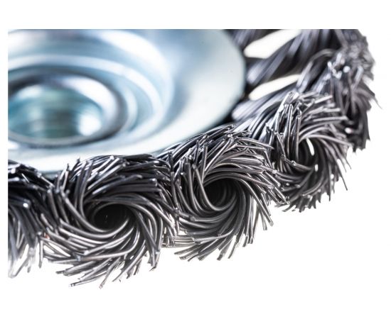 Корщетка-колесо для УШМ (100 мм; М14) FIT IT 39114 – изображение 4