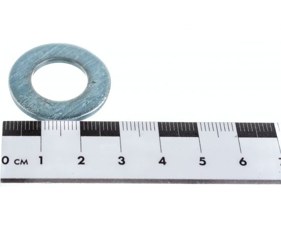 Плоская шайба Стройметиз 14 DIN 125А цинк уп. 50 шт. коробка 3060083 – изображение 4