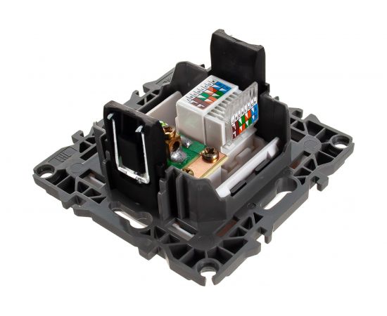 Комбинированная розетка ЭРА 12-3110-01 RJ45 TV, IP20, 12, белый Б0027441 – изображение 4