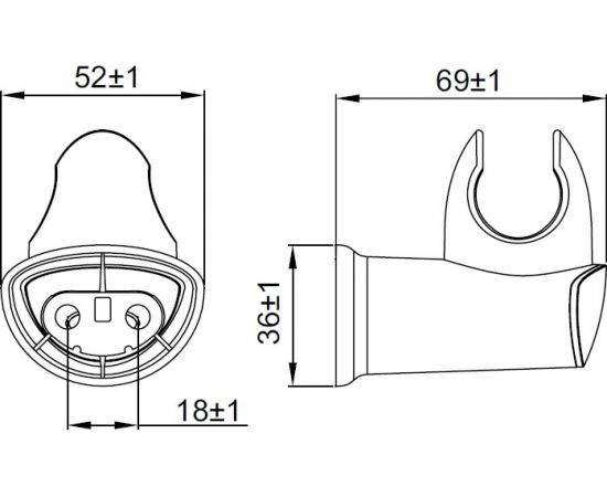 Держатель для лейки IDDIS 030 ID 030CP00I53 – изображение 4