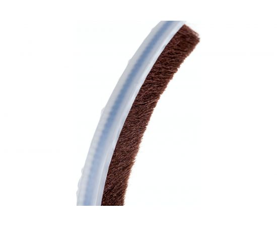 Щеточный уплотнитель Mebax 7х12 черный, в пакете, 6 м 00-00001437 – изображение 5