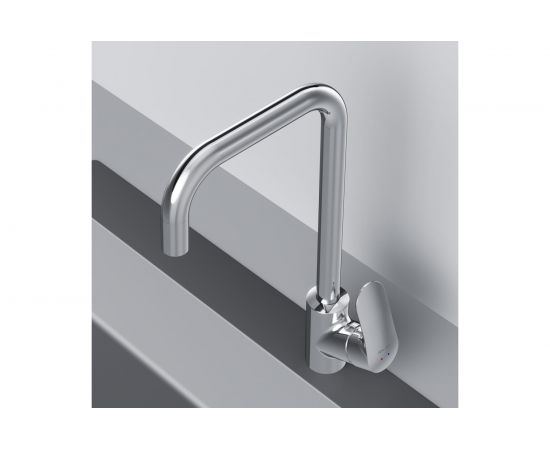 Смеситель для кухни AM.PM Like, G-образный излив, хром, F8006000 – изображение 5
