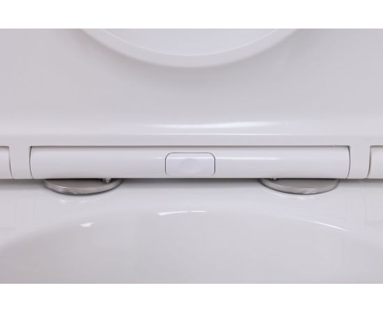 Подвесной унитаз ALCORA Encanto безободковый, с сиденьем дюропласт, микролифт, скрытый монтаж LT-046E-R – изображение 8