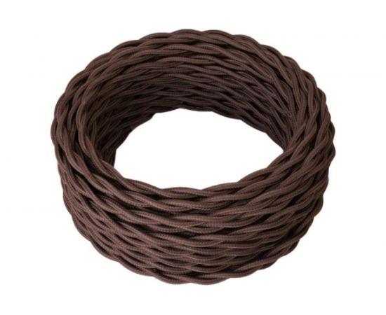 Силовой кабель Retro Electro ретро, 2х1,5, коричневый, длина бухты 50 2254748 – изображение 8