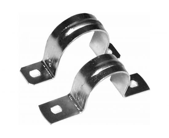 Крепежная двухлапковая скоба Ruvinil d25 мм метал. оцинк. уп.25 шт С21425 