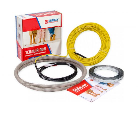 Теплый пол ENERGY кабель 1500 Вт к/т без термостата 00-УТ-00621 