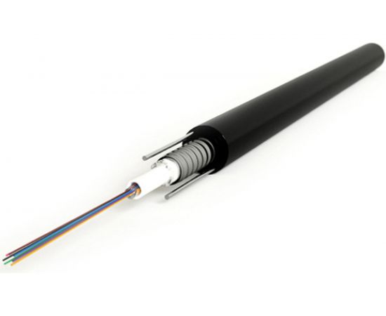Волоконно-оптический кабель Hyperline FO-SRA-OUT-9S-8-PE-BK 9/125 (SMF-28 Ultra) одномодовый 397675 