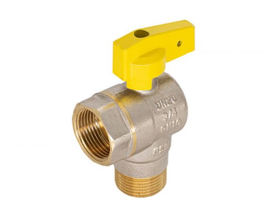 Шаровой угловой кран для газа СТМ ГАЗ 3/4"", г/ш, бабочка CGLFMB34 