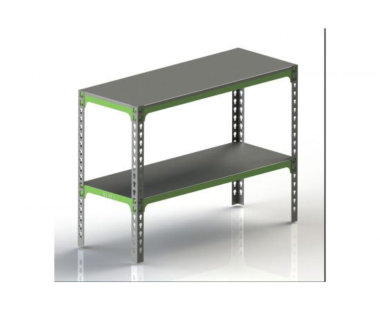 Стол-верстак 950x1000x600 (одна полка) SVPI951060 