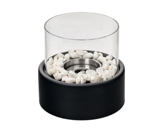 Настольный биокамин BRADEX ROUND 16x16x15 см, из металла, стекла TD 0748 