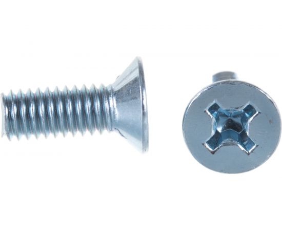 Винт ЗУБР DIN 965, M6 x 16 мм, 9 шт, кл. пр. 4.8, оцинкованный, 303116-06-016 